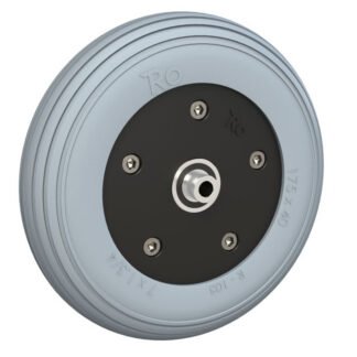 Puncture-proof wheel 200x50, hub length 60 mm, 2-piece rim, M8x80 mm axle, special ball bearing