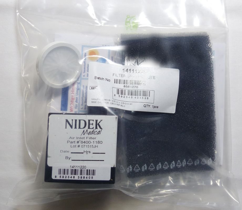 Filter Set for Nuvo lite MarkV, Annual Filter Kit for Oxygen Concentrator