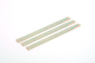 Holzspatel 699Y3 (VPE: 100 Stück) mit mm- und inch-Aufdruck