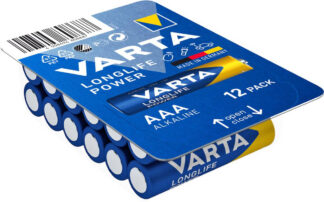 Batterie Varta Longlife Power 4703, LR03, AAA, Alkaline (VPE: 12 Stück)