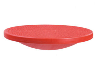 Therapiekreisel aus Kunststoff, rot mit Massagenoppen auf der Oberseite, 40 cm