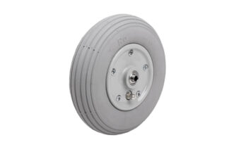 Rad 180x45 (7x1 3/4) Nabenlänge 60mm Rillenprofil, Felge grau 2tlg, Luftbereifung Rolko