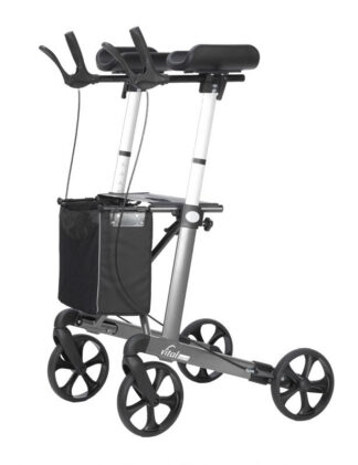Rollator vital special grau Sitzhöhe 62 cm inkl. Stofftasche