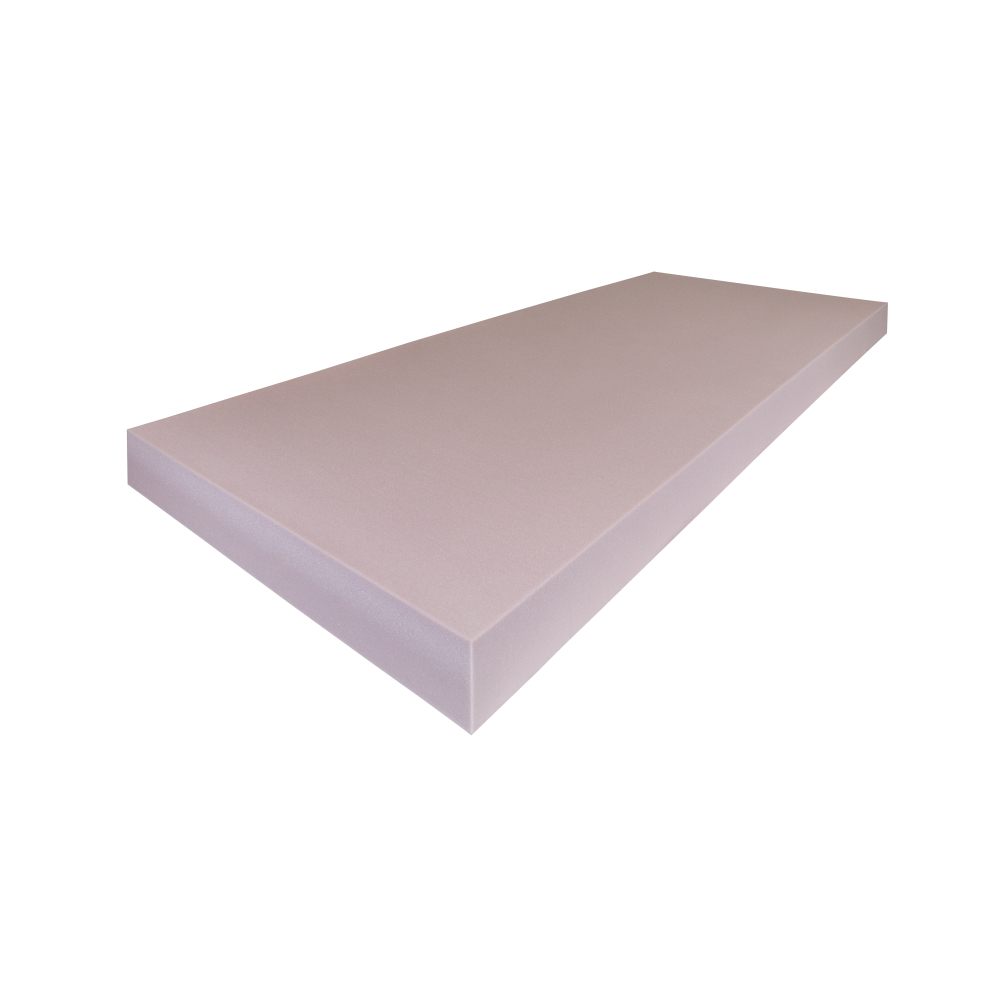 Matratze 200 x 90 x 12 cm, RG 35 Poly Schaum, mit Bezug, gerollt – Bild 2