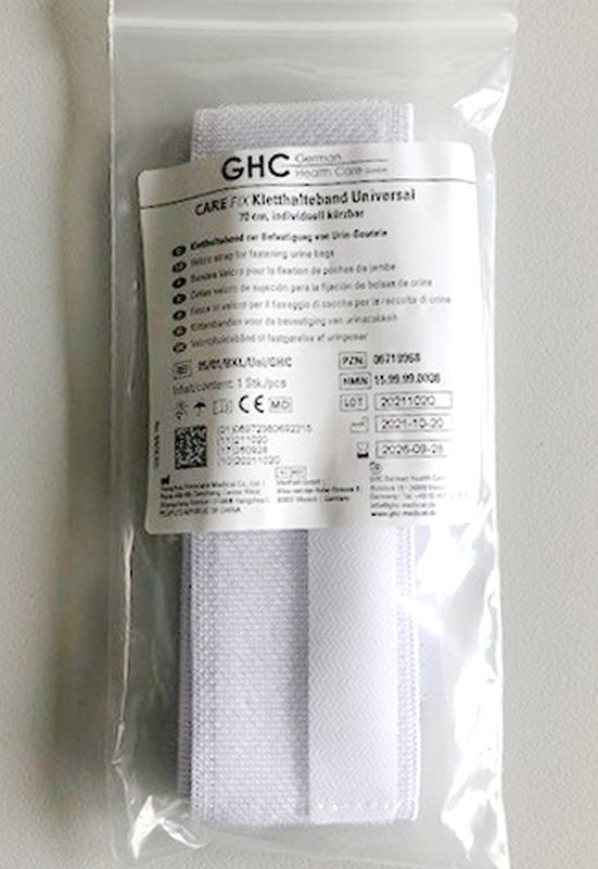CAREFIX Klettband für Beinbeutel, Uni-Größe, Länge: 70 cm