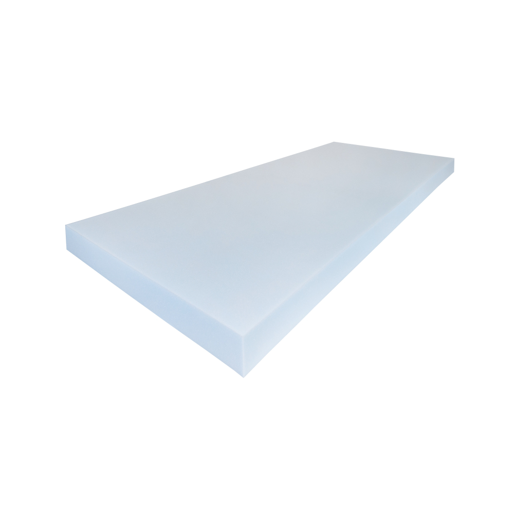 Matratze 200 x 90 x 12 cm, RG 35 Poly Schaum, mit Bezug, gerollt