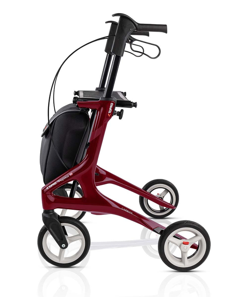Rollator TOPRO Pegasus M, weinrot – Bild 2