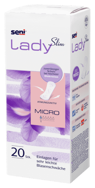 Inkontinenzeinlagen Seni Lady Slim Micro (1 Karton: 12 x 20 Stück)
