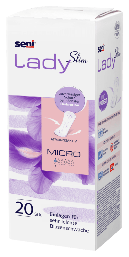 Inkontinenzeinlagen Seni Lady Slim Micro (1 Karton: 12 x 20 Stück)