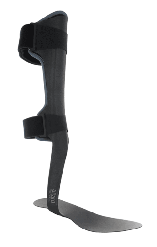 Knöchel-Fußorthese ToeOFF Flow 2½, dynamisch ohne Umlenkschlaufe, schwarz