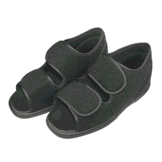 Rehaschuhe Wewa Ped offen, schwarz