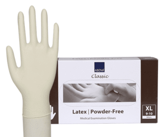 ABENA Latex-Handschuhe puderfrei (VPE: 100 Stück)