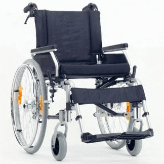 Leichtgewicht-Rollstuhl 2.920 MOLY ECONOMY, mit Trommelbremse silbergrau-metallic