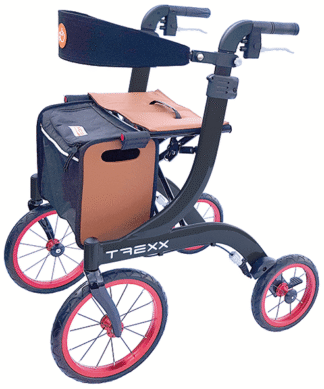 Alu-Outdoor-Rollator T REXX mit Tasche