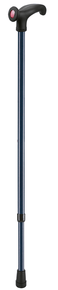 Leichtmetallstock mit anatomischem Griff, verstellbar