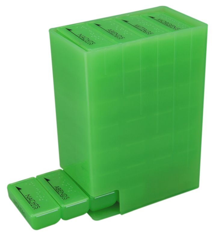 Medikamentendispenser 7 Tage, transparent – Bild 2