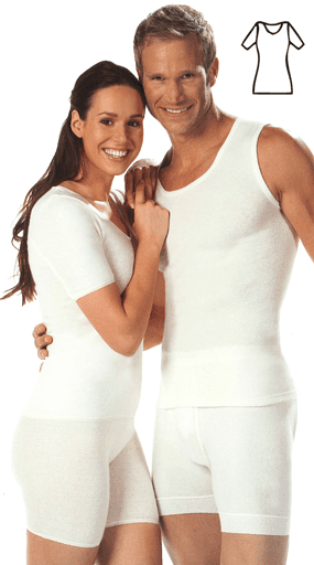 Feinwäsche Soft Damen-Hemd, 1/2 Arm 40% Angora ohne Spitze natur