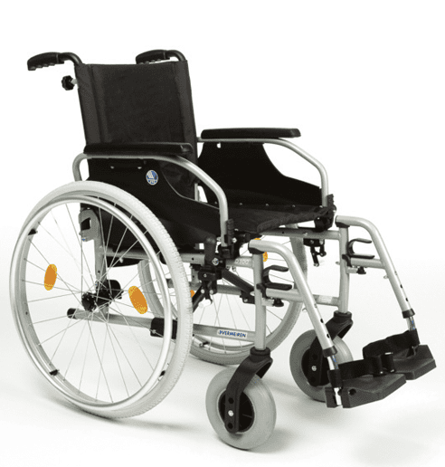 Rollstuhl D100.B03.B06.AP6.C29.5.B80 silber