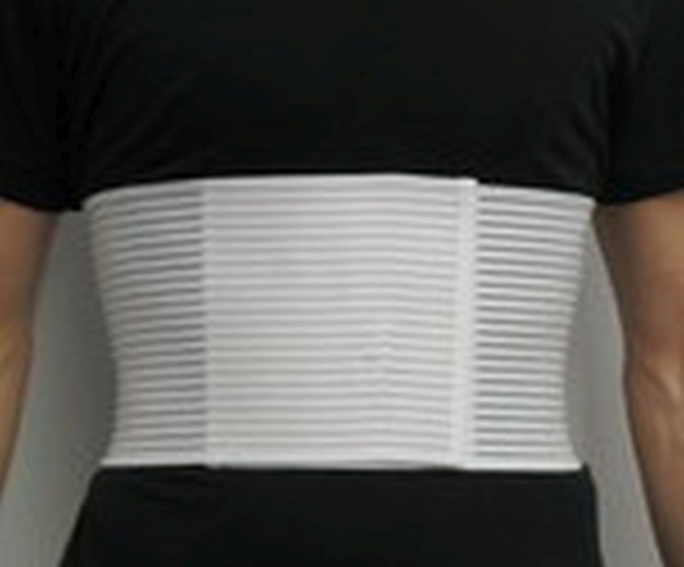 Rippenbandage Herren, weiß