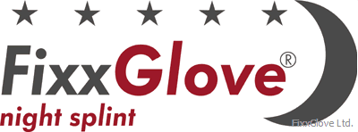 Nachtlagerungs-Schiene FixxGlove classic plus, schwarz-blau-weiß – Bild 2
