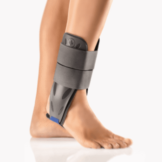 Sprunggelenksorthese MalleoStabil mit Air/Gel-Polster grau