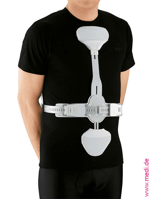 Hyperextensionsorthese 3C 20 cm silber