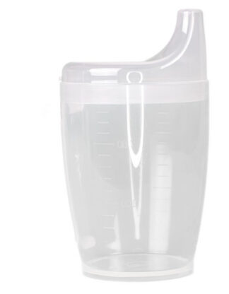 Einnehmebecher mit 2 Deckeln 4 und 12 mm Öffnung 250 ml