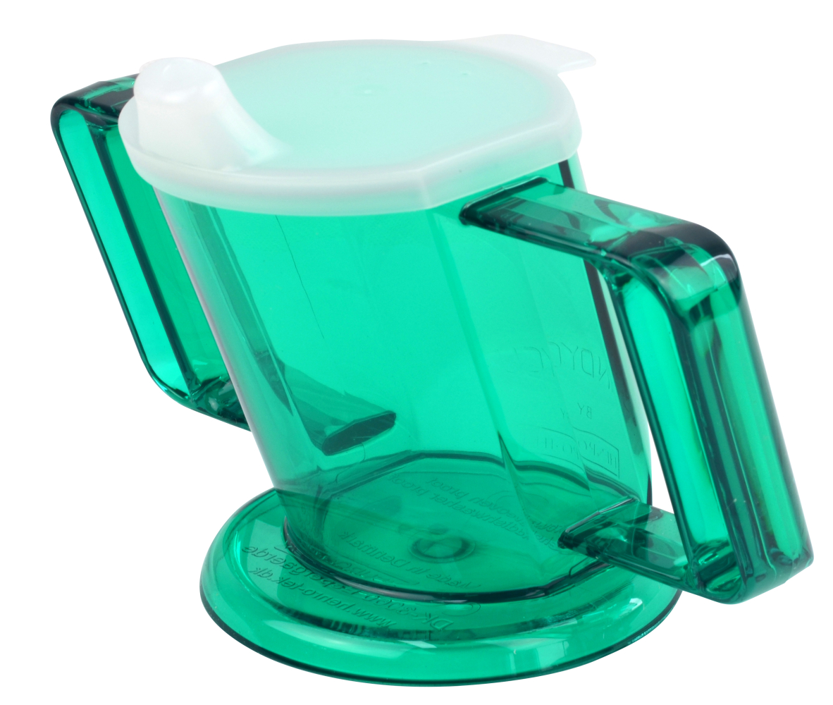 Trinkbecher HANDYCUP mit Tee-Aufsatz und 2 Griffen – Bild 3