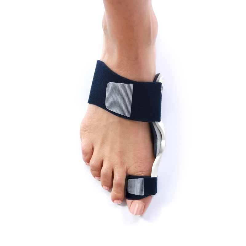 Hallux Valgus-Korrekturorthese HalguNight AIRCAST schwarz-weiß – Bild 2