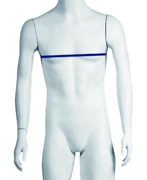 Rippenbandage weiß,16 cm hoch – Bild 2