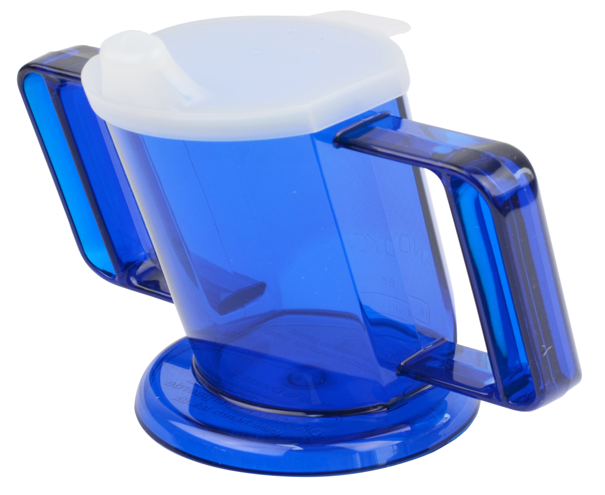 Trinkbecher HANDYCUP mit Tee-Aufsatz und 2 Griffen – Bild 4