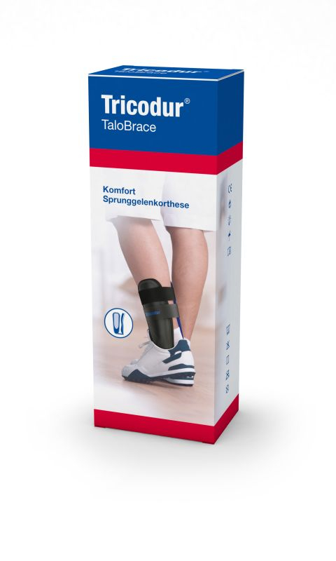 Sprunggelenkorthese Actimove Talobrace schwarz-blau – Bild 2