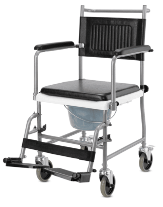 Toilettenrollstuhl TS-1, grau