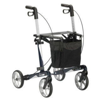 Rollator vital carbon, inkl. Stockhalter u. Stofftasche, max. 150 kg bel.
