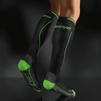 Bort Sportkompressionsstrumpf ActiveColor schwarz-grün