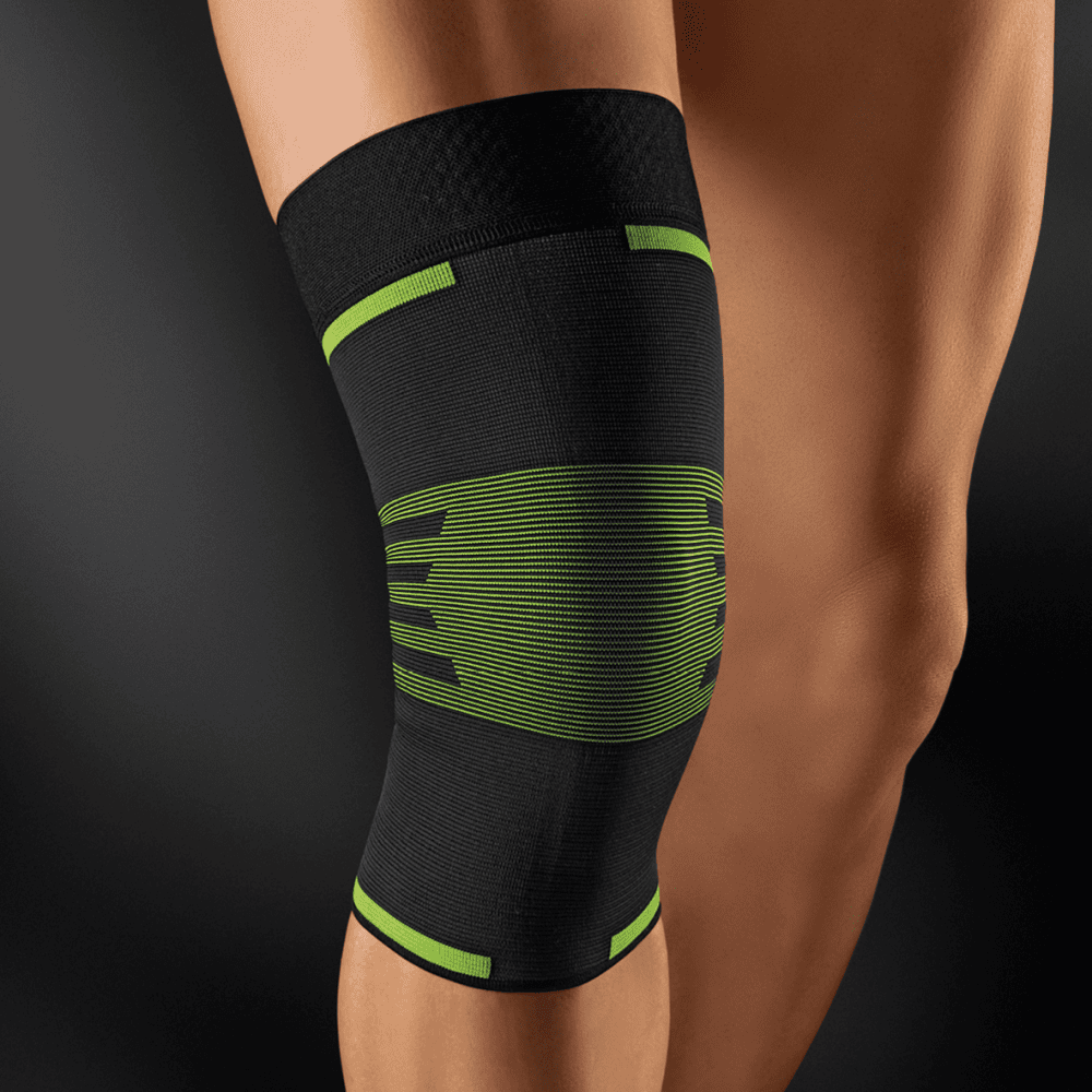 Bort ActiveColor Sport Knee Support, Black-Green