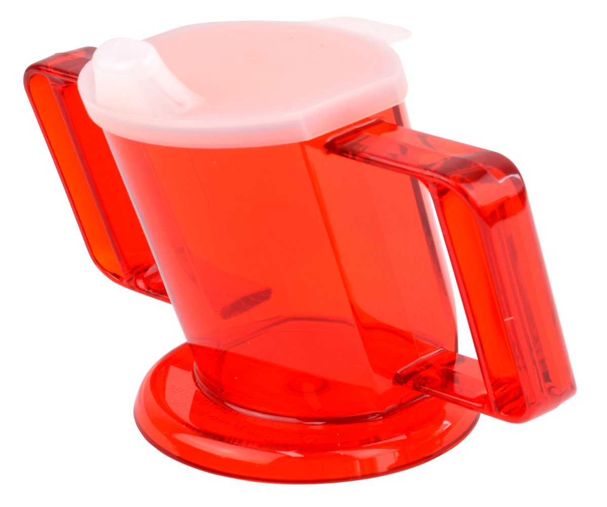 Trinkbecher HANDYCUP mit Tee-Aufsatz und 2 Griffen – Bild 2