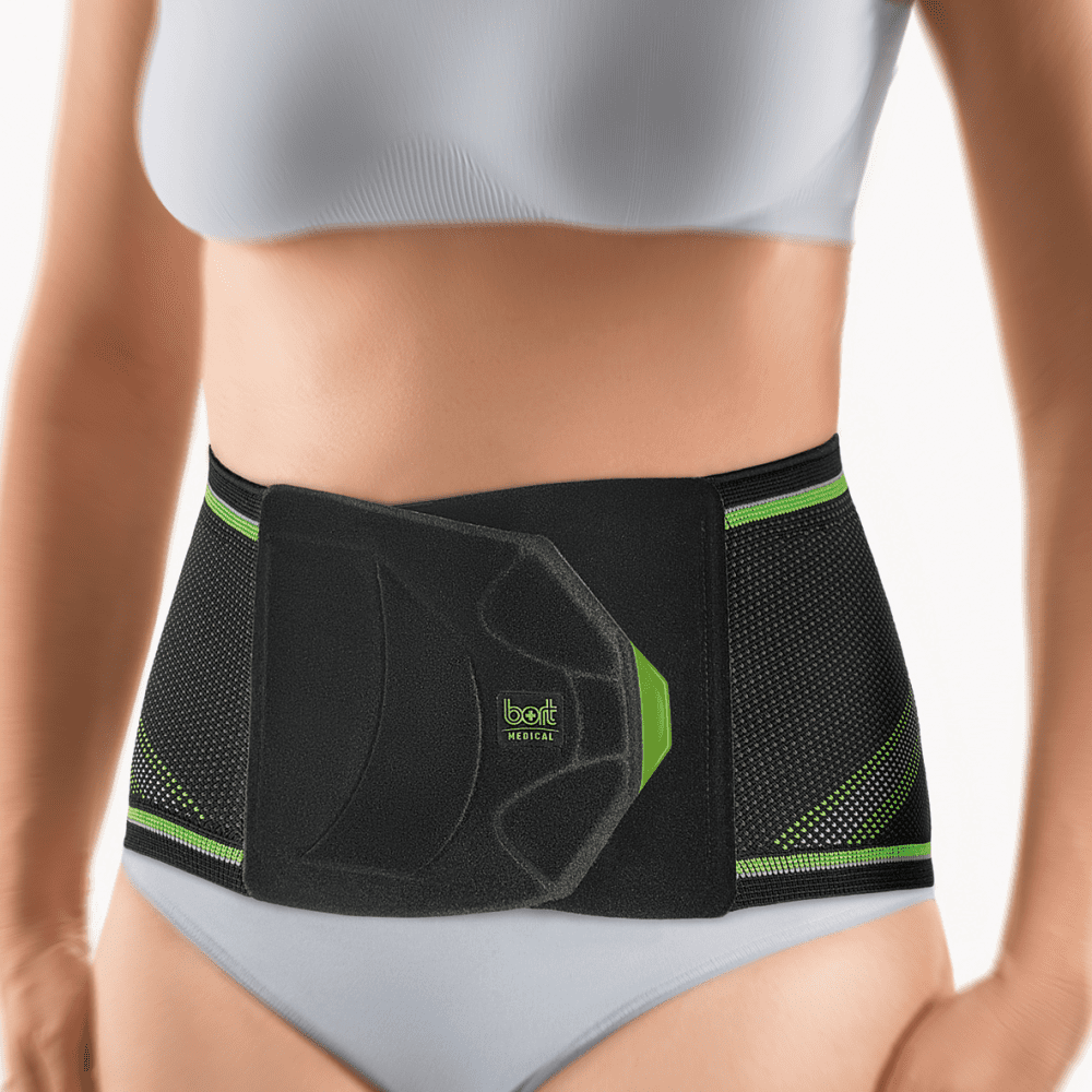 Bort Rückenbandage StabiloBasic Lady Sport schwarz-grün