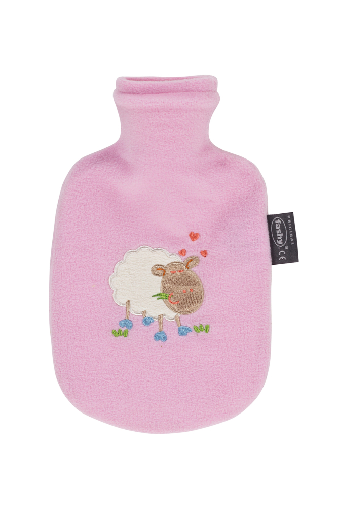 Wärmflasche für Kinder mit Fleecebezug – Bild 2