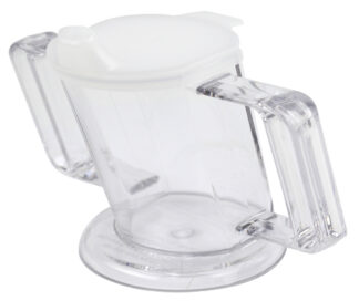 Trinkbecher HANDYCUP mit Tee-Aufsatz und 2 Griffen