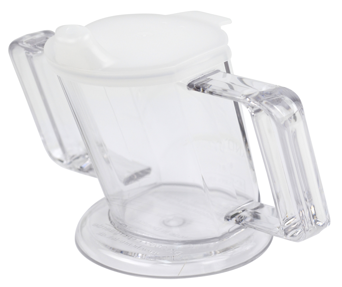 Trinkbecher HANDYCUP mit Tee-Aufsatz und 2 Griffen