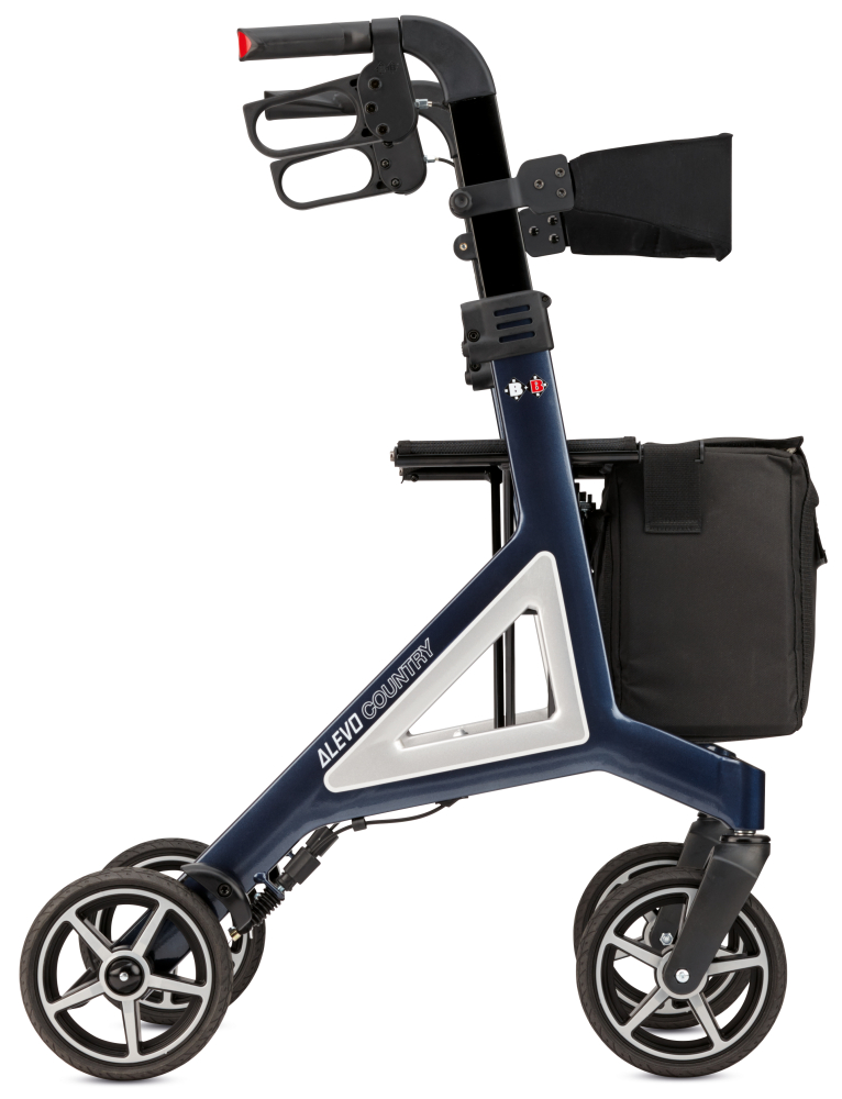 Rollator ALEVO COUNTRY mit Rückengurt und Tasche – Bild 2