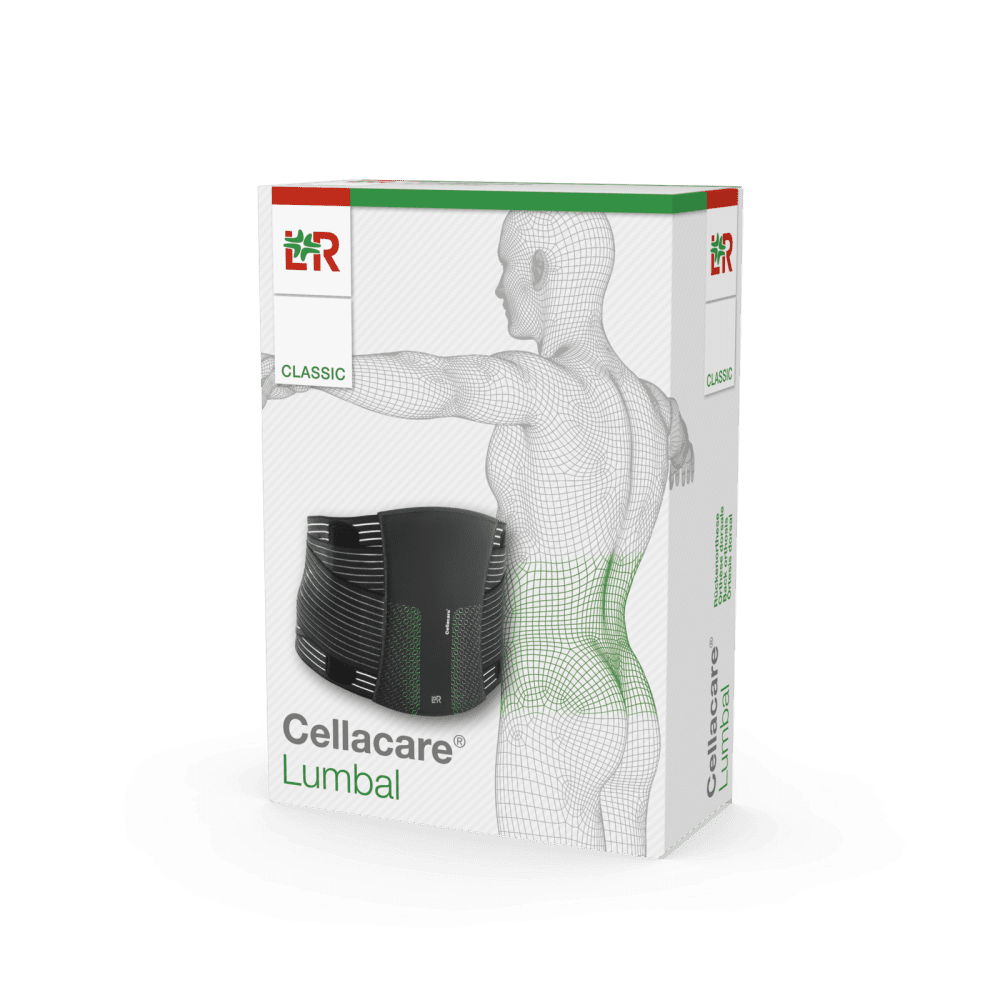 Rückenorthese Cellacare Lumbal Classic schwarz-grün – Bild 2