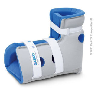 Fersen-Freilagerung Body Armor Heel Reliever, Schaumstoff grau-blau
