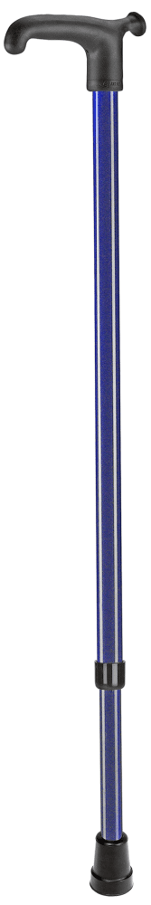 Leichtmetallstock mit Softgriff verstellbar