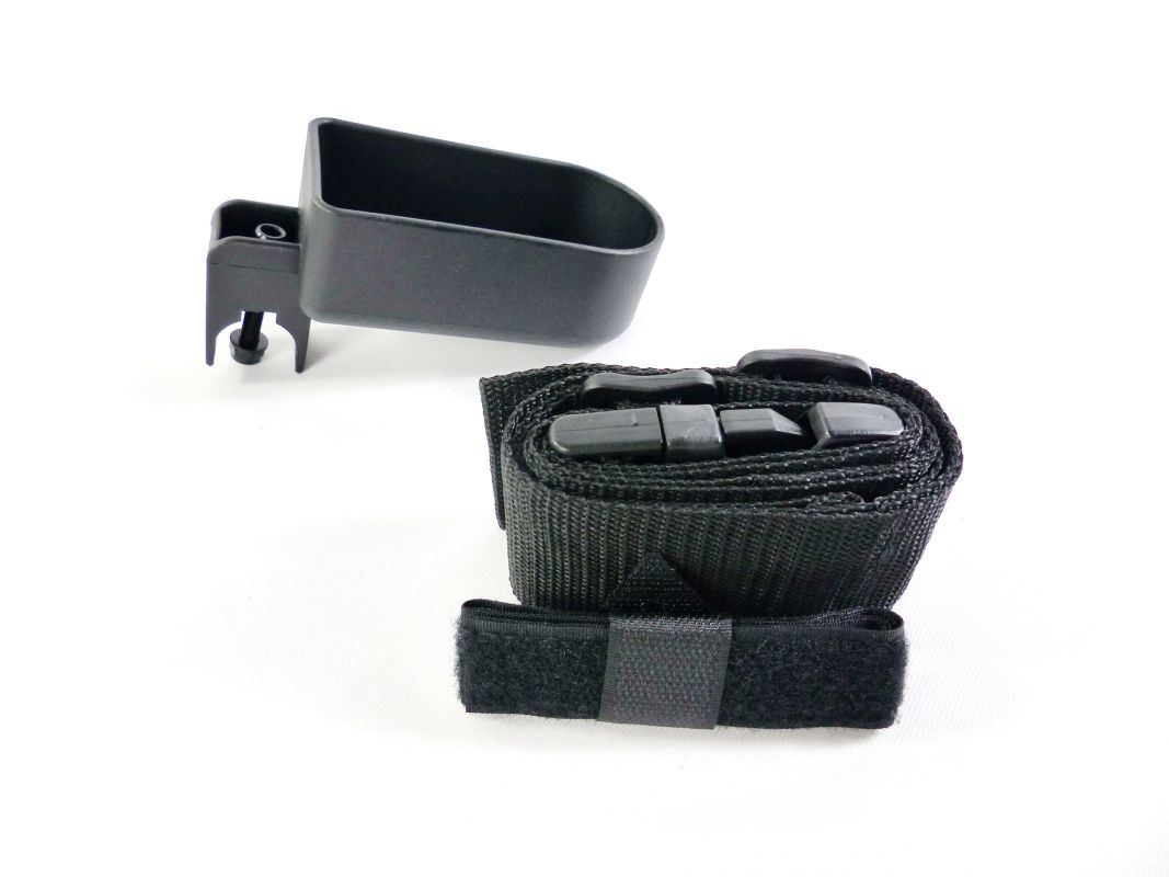 Zubehörkit AOK Breezy Basix2, Rubix2, Parix2 (Kippstützen, Sitzkissen, Stockhalter, Gurt) – Bild 2
