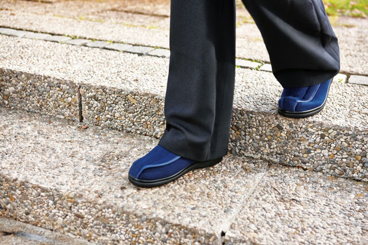 Reha Schuh SaniCabrio marineblau – Bild 4