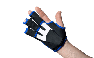 Nachtlagerungs-Schiene FixxGlove super plus, schwarz-blau-weiß