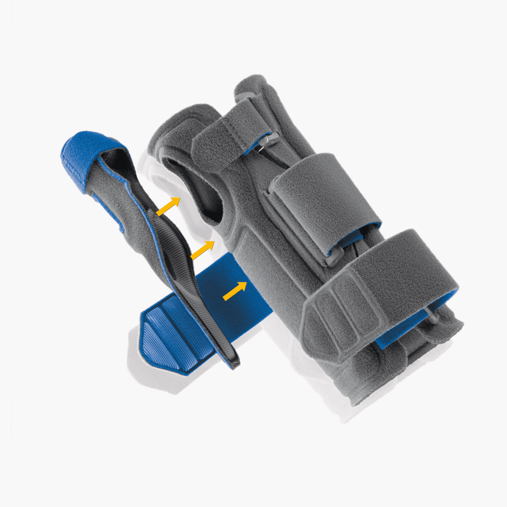 Bort Daumen-Handorthese SellaTex grau – Bild 2