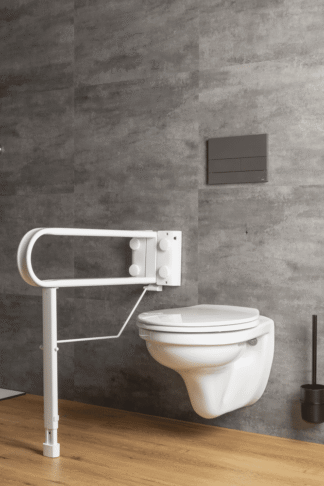 Schwenkstützgriff variopresa, weiß